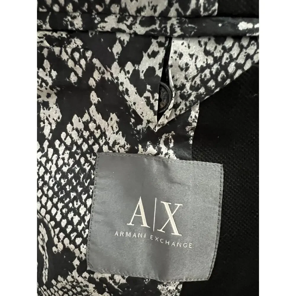 Armani Exchange Men's Cotton Blazer - Black‎ - Size 40L